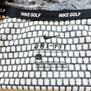 Nike Golf Dri-FIT Thermal Grid Quarter Zip Pullover Athleisure Large Gray thumbnail 5