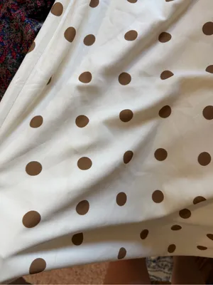 Jenni Kayne Slip Dress Caramel Dot Midi Size Small thumbnail 5