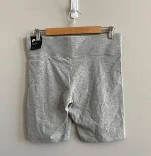 Nike Gray Tight Biker Shorts thumbnail 2