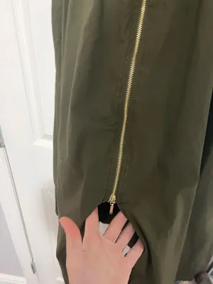 Reset Zipper Midi Dress Green thumbnail 3