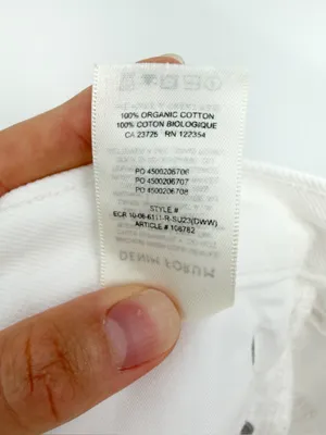 DENIM FORUM *Flawed The Farrah Hi-Rise Wide Leg Jean White 30 thumbnail 8