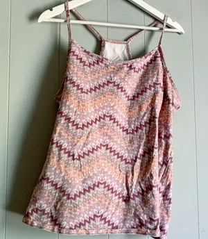 MAURICES Printed Racerback Tank w Built in Bra XXL thumbnail 1