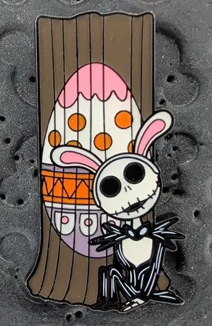 Disney Loungefly Hot Topic Nightmare Before Christmas Holiday Door Easter pin thumbnail 1