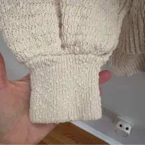 Free People Cream V-Neck Sweater thumbnail 9