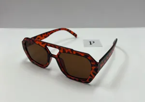 Brown leopard aviator sunglasses/ aviator leopard sunglasses thumbnail 2