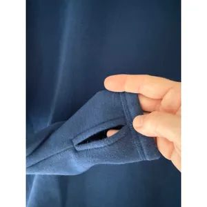 Athleta Cozy Karma Asym Pullover • Navy • M/P thumbnail 3