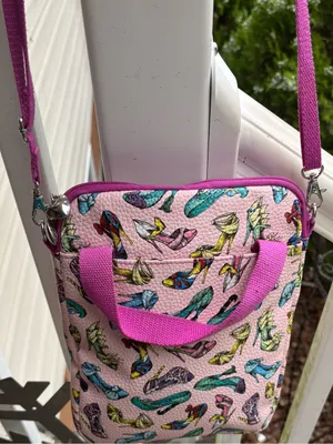 Disney parks pink princess shoes tablet IPad case with strap thumbnail 7