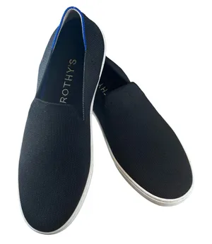 Rothy's Womens‎ The Sneaker Black Solid Slip On Knit Casual Eco Friendly Size 9 thumbnail 1