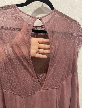 Urban Outfitters KIMCHI BLUE Lily Embellished Trapeze Mini Dress thumbnail 6