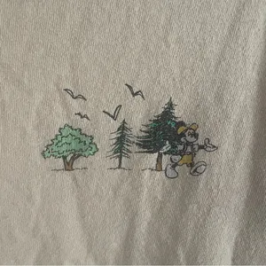 Disney Urban Outfitters Mickey Great Outdoors Vintage Wash Tee Size Medium thumbnail 3