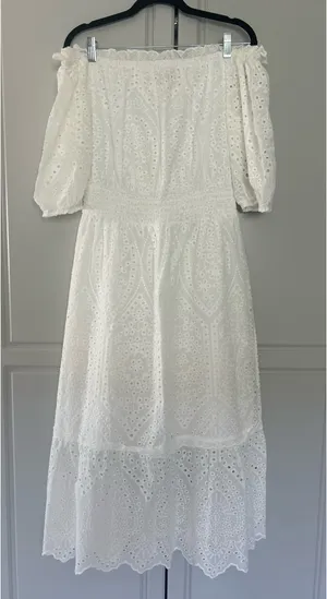 Betsey Johnson white dress thumbnail 1