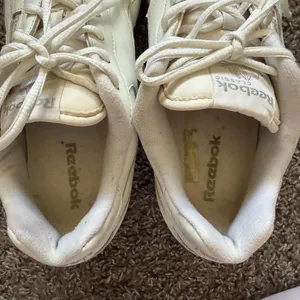 Vintage Reebok Classic Harman Run White Leather Gum Sole Sneakers thumbnail 6