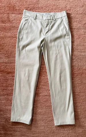 ZARA Beige Faux Leather Straight Pants Size US 2 EUR 34 thumbnail 1