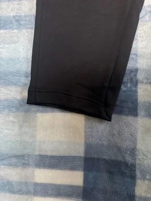 Danskin Black Cropped Elastic-Waist Straight Pants xl thumbnail 5