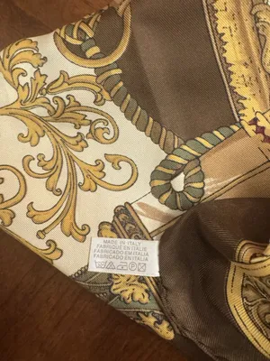 Fancy Scarf Made In Italy 1970s thumbnail 10