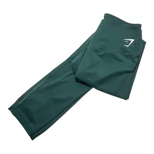 GYMSHARK Green Training Leggings High Rise thumbnail 2