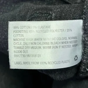 Wild Fable Black Highest Rise Baggy Distressed Straight Denim Jeans Pants Sz 28 thumbnail 6