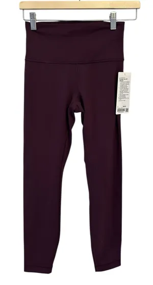 Lululemon Wunder Train High-Rise Tight 25" size 6 Goodnight Plum New with Tags thumbnail 1
