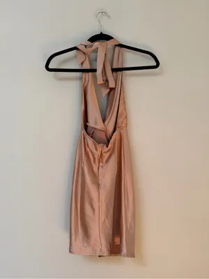 Hello Molly Want You Around Me Dress in Gold thumbnail 4