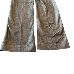 Gap Curvy Fit Flared Leg Pants Gray Denim Trousers Workcore Capsule Wardrobe 10R thumbnail 5