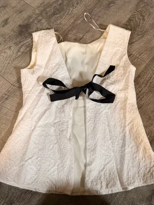 ZARA Unique Open back bow tank thumbnail 2