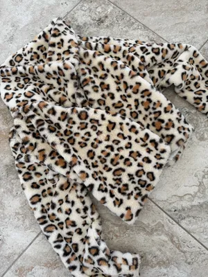 These Three Boutique Leopard Coat  thumbnail 1