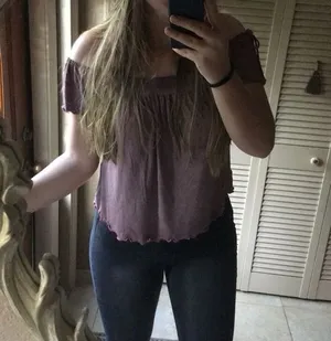 American Eagle Outfitters Off The Should Top thumbnail 2
