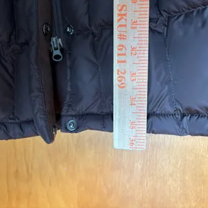 The North Face Metropolis 600 Fill Down Parka Brown Women Small Puffer Coat Hood thumbnail 5