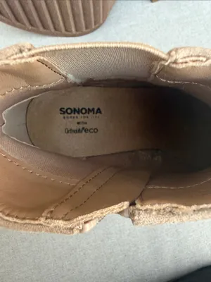 Sonoma Light Brown Suede Ankle Boots size 6.5 NWOT thumbnail 7