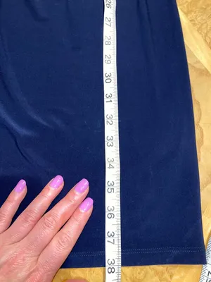 American Living Gabrielle Navy Blue Longsleeve Ruffle Satin Sheath Dress Size 6 thumbnail 15