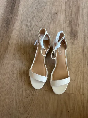 Brash Women's White Ankle-Strap Dress Flats size 7.5 w new thumbnail 4