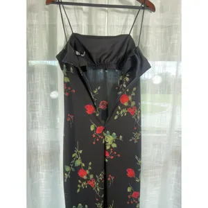 Arianna Rachel Kaye Ladies 8 Petite Long Black‎ Floral Maxi Evening Gown Elegant thumbnail 8