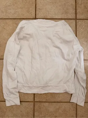 Hollister California White Zip-Up Hoodie thumbnail 4