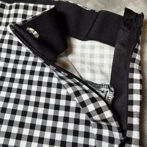 Old Navy Womens Size 14 Black White Gingham Check Skinny Ankle Pants Stretch thumbnail 6