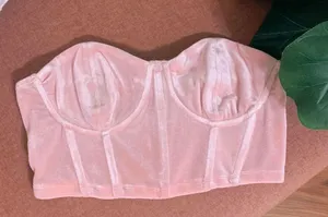 Adika Pink Velvet Corset! thumbnail 3