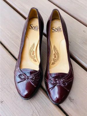 Women's Patent Leather dress Pumps🍒🍒 thumbnail 4
