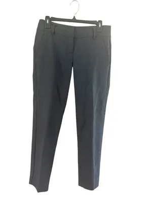 Ann Taylor Charcoal High-Waist Tailored Trousers thumbnail 2