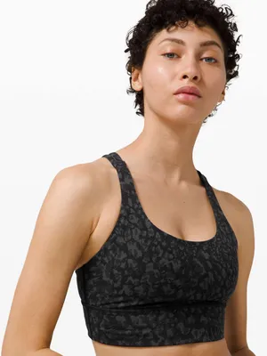 Lululemon Size 2 Energy Athletic Bra Long Line Medium Support Wild Thing Camo thumbnail 1