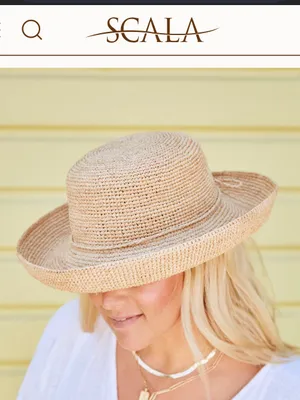 Scala collection Destin hat natural Fiber hat one size MSRP $85‎ thumbnail 5