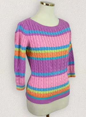🌟HP🌟 Vintage Ralph Lauren Cable Knit Sweater thumbnail 8