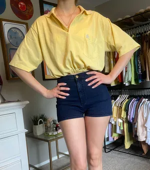 Polo Vintage Yellow Cropped thumbnail 1