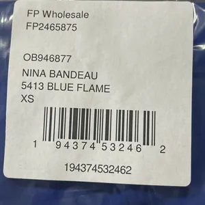 Free People Intimately Nina Bandeau Bra X-Small Strapless Blue Flame Strapless thumbnail 5