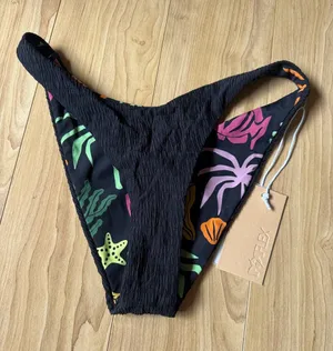 POPFLEX SEASCAPE REVERSIBLE BOTTOM Black thumbnail 1