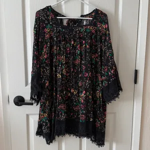 Free People It’s Necessary floral tunic mini dress thumbnail 3