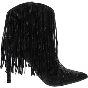 INC Boots Size 5 Black Western‎ Ankle Booties Pointed Toe Evening Shoes NEW thumbnail 2
