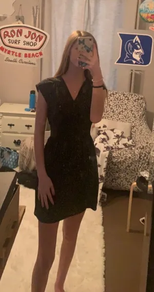 Black Polka Dot Guess Dress thumbnail 1