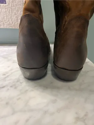 Dan Post Red-Brown Leather Cowboy Boot Interior thumbnail 12