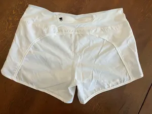 White Amazon Shorts Athletic thumbnail 3