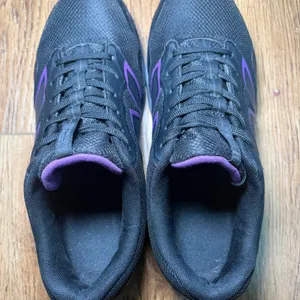 New Balance 412 v1 Evolve Alloy Toe Runner Work Shoes Womens 8.5 Black Purple thumbnail 11