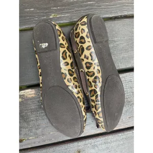 Sperry Top-Sider Women Leopard Print Flats Brown Pink Trim Moc Toe Shoes 9M thumbnail 5